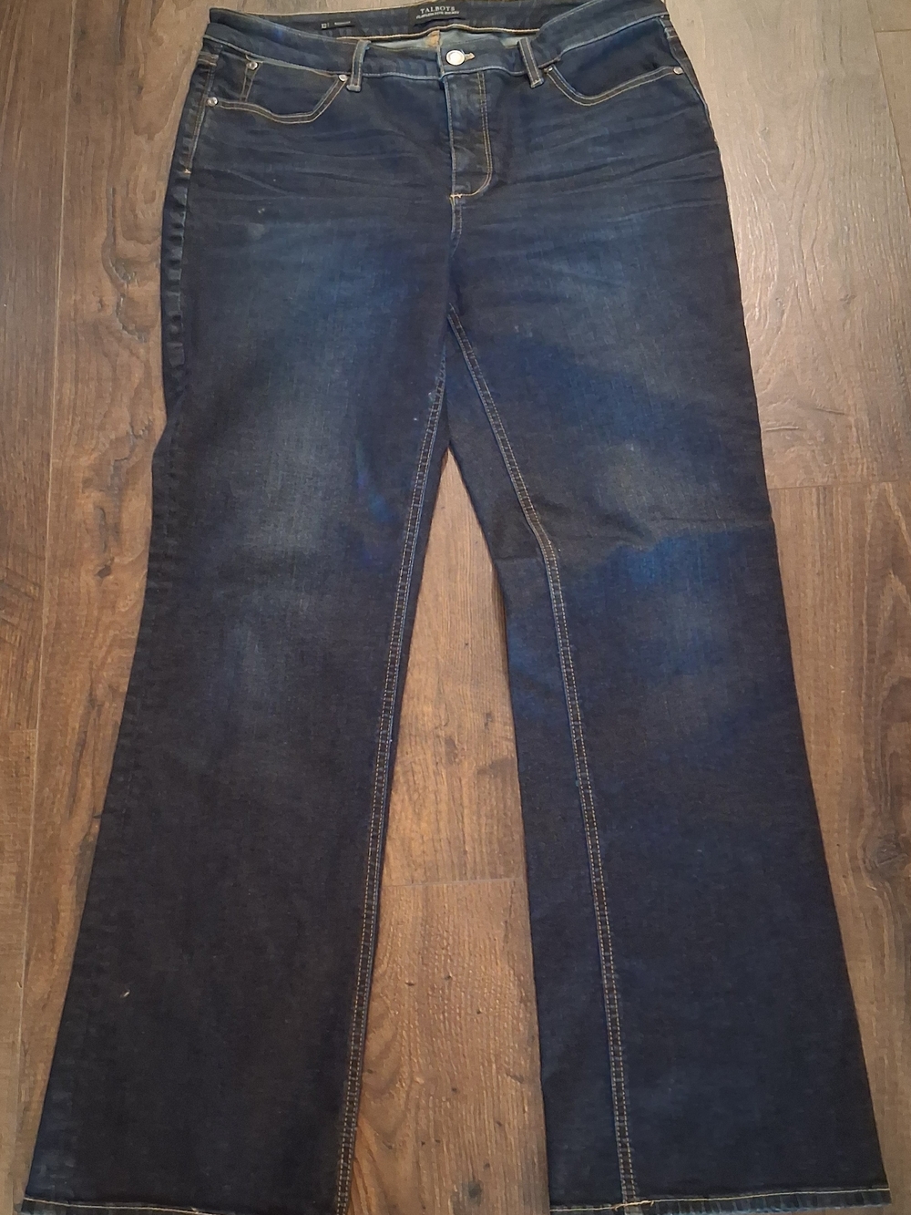 Talbots Dark Blue Women's Flared Jeans Bootcut